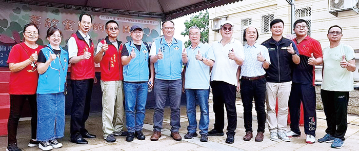 金沙鎮何厝社區番薯節昨日熱鬧登場。(蔡麗玉攝)