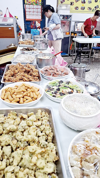 盤山一戶一食饗宴。(蔡麗玉攝)