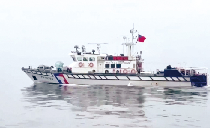 海巡署金馬澎分署第12巡防區監控金門及馬祖海域。(海巡署提供)