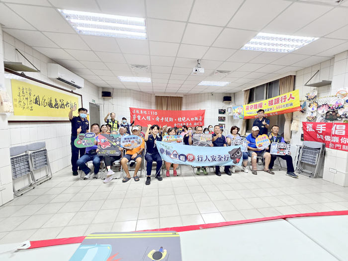官嶼里辦公處舉辦本年度第1次社區治安會議。(金湖分局提供)