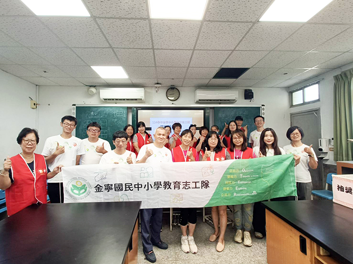 寧中小志工大會改選。（校方提供）