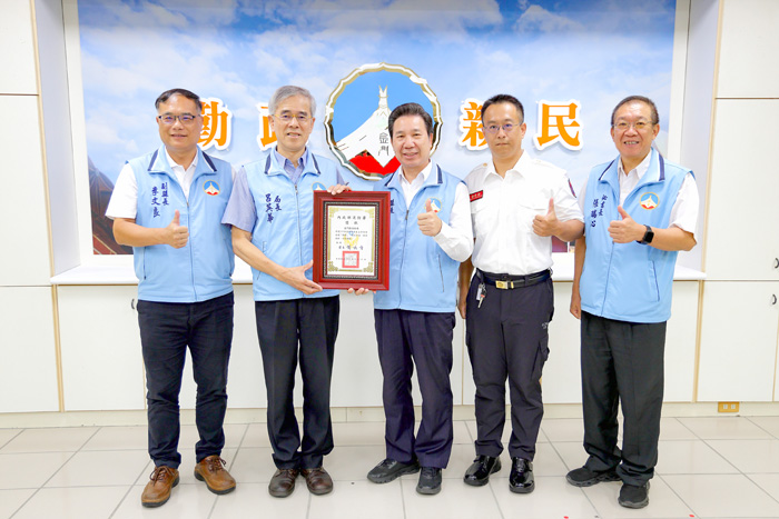 內政部消防署消防工作績效評核，本縣消防局在總成績及八大類別項目中，全數獲評最高「特優」等第。（薛子軒攝）