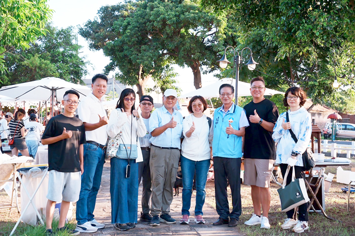 序室與浯作文化工作室舉辦的第二屆瓊林好日小市集。(瓊林社區發展協會提供)