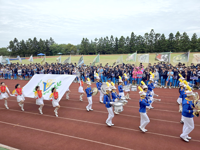 金門高中第四十八屆校運會，昨日登場。（許峻魁攝)