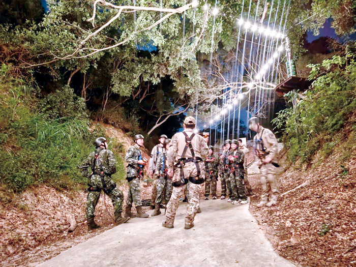 一場硬核版萬聖節。（柳營多元極限體驗園區提供）