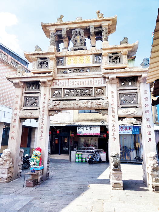 文化局預定11月18日啟動邱良功母節孝坊古蹟清潔維護。（文化局提供）