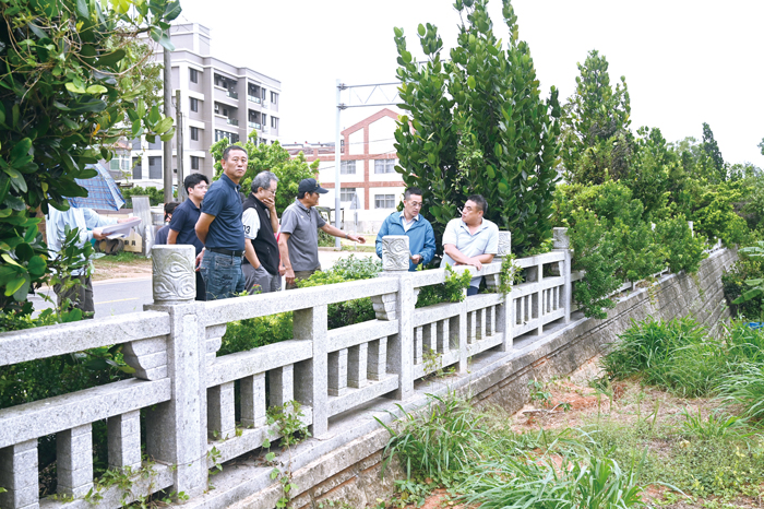 遭拆的金門城候車亭有共識將重建。（董森堡服務處提供）