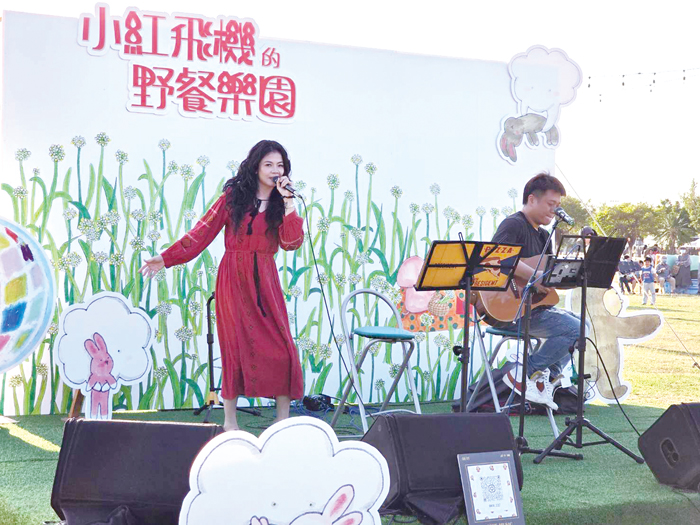 樂團演出。（許峻魁攝）