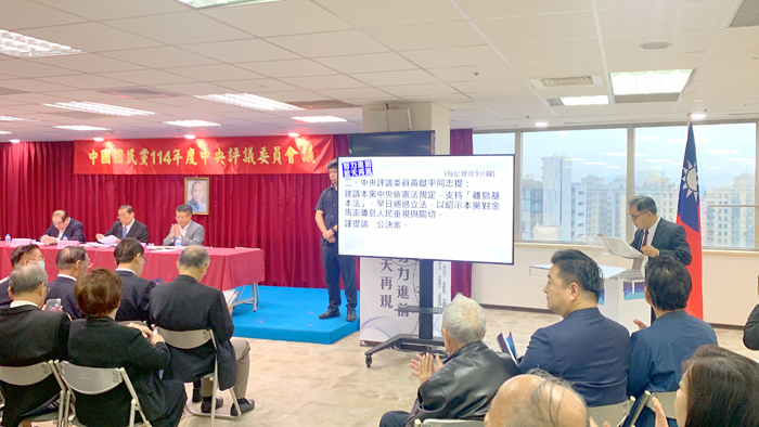 金馬澎離島聯盟理事長黃獻平盼國民黨中央明確支持「離島基本法」。（黃獻平提供）