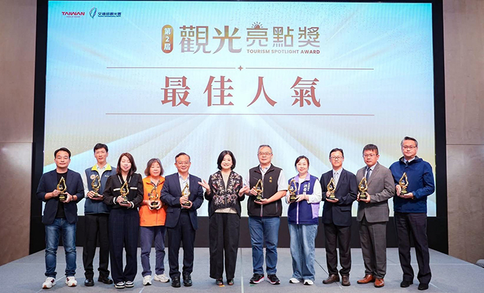 陳景蘭洋樓獲觀光署「最佳人氣獎」。
（金湖鎮公所提供）