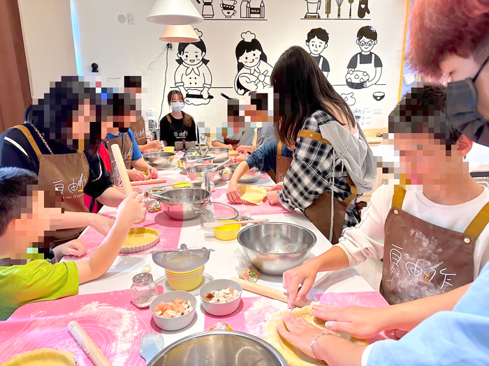 金門家扶辦親子烘焙坊。（中心提供）