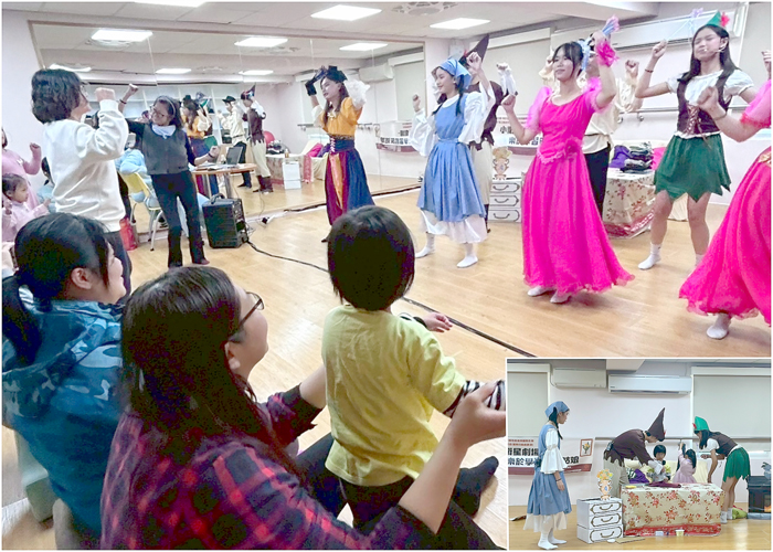 金門縣兒童及少年福利服務中心展開到宅服務宣導劇活動。（該中心提供）