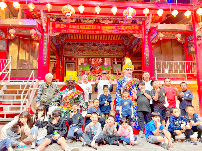 范謝將軍傳習。 （浯島城隍廟提供）