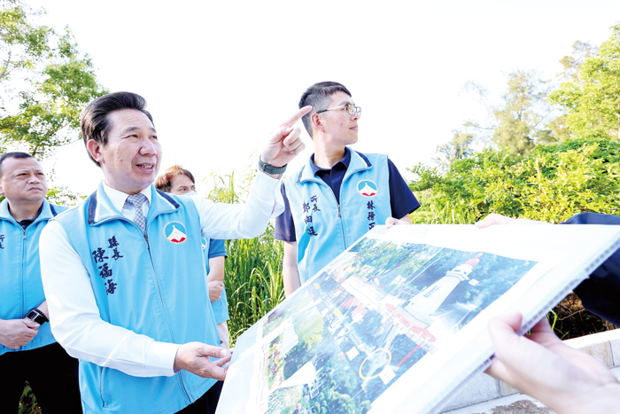 縣長陳福海重視金門環境永續與整潔，致力於打造永續宜居的生活環境。（薛子軒攝）