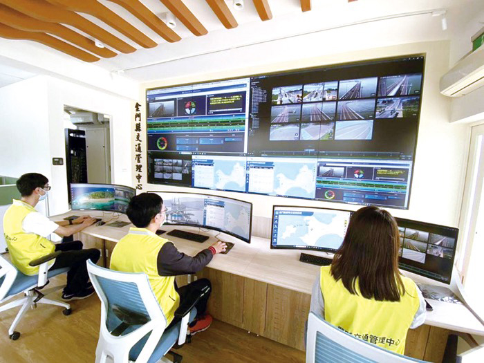 金門縣政府推動「金門縣交通控制系統建置計畫」成果顯著，榮獲交通部「2025年智慧運輸應用獎」肯定。（薛子軒攝）