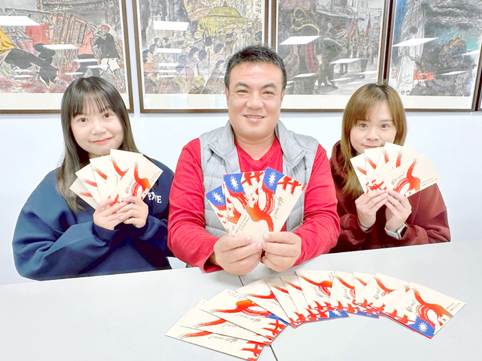 金城鎮公所元旦升旗將贈送限量商品卡。
（金城鎮公所提供）