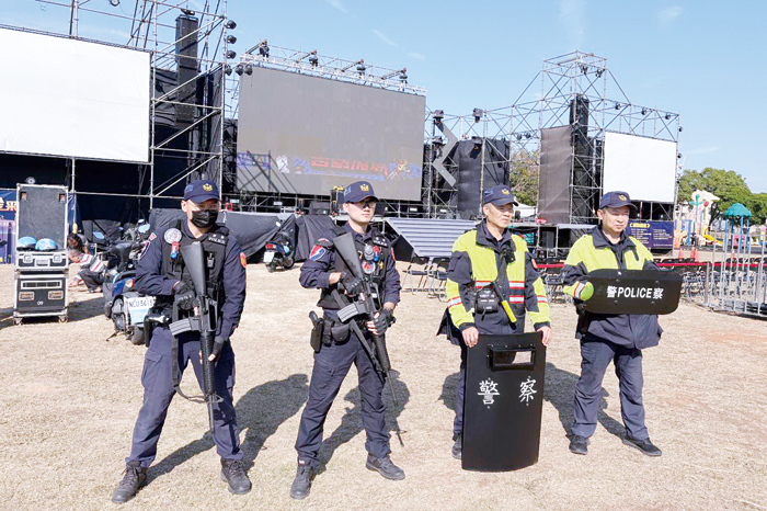 「2026金門跨年晚會」將強化警力部署。（縣警局提供）