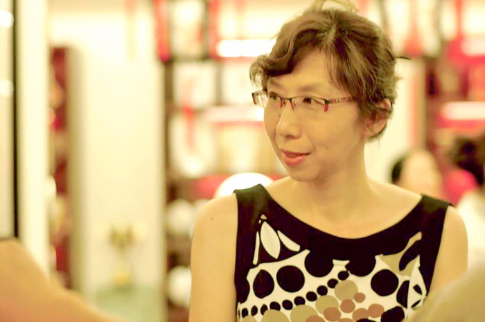 藝術家許翠華。（文化局提供）