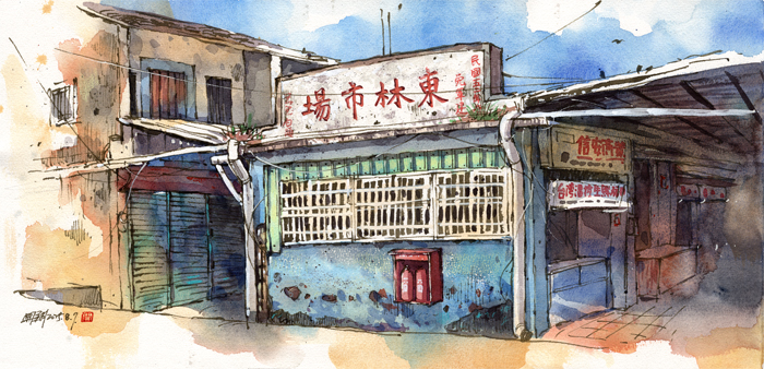 「浯島畫日子」鄭開翔特展將登場。（文化局提供）