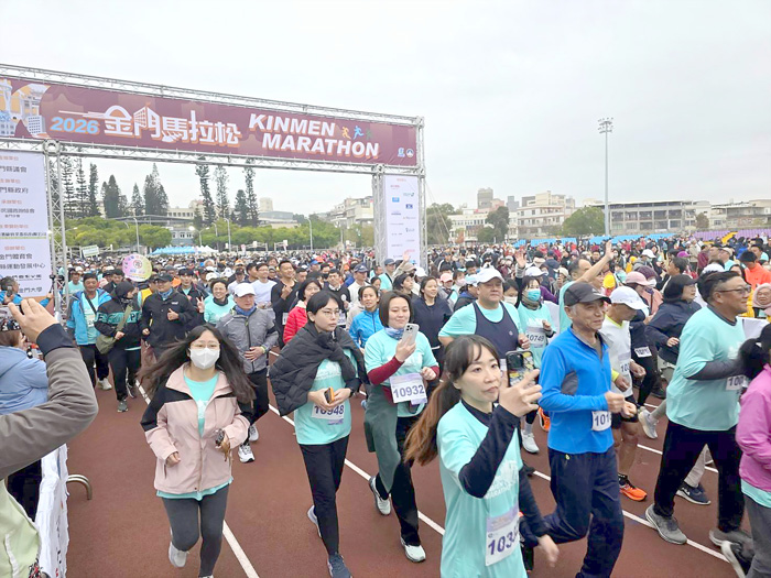 休閒組吸引大批民眾參加。（許峻魁攝）