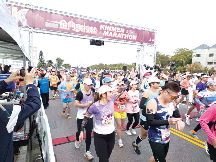 競賽組六千多人完賽。（許峻魁攝）