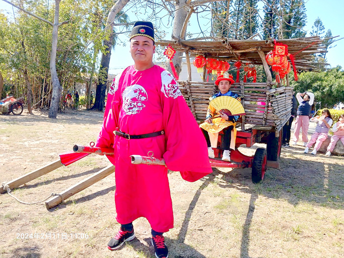 新春農業展推出「古裝體驗親子童玩趣」。（畜試所提供）