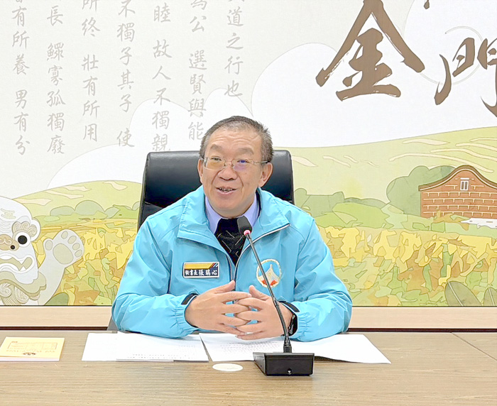 縣府召開專技高考各組試務工作會議，由縣府秘書長張瑞心主持。
（陳冠霖攝）