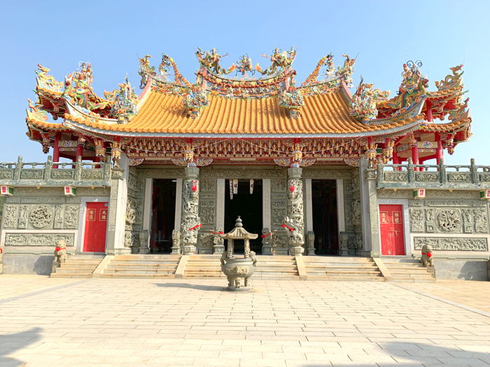 烈嶼鄉保生大帝廟將於農曆正月初一至初三舉辦春節擲筊博轎車活動。（保生大帝廟管委會提供）