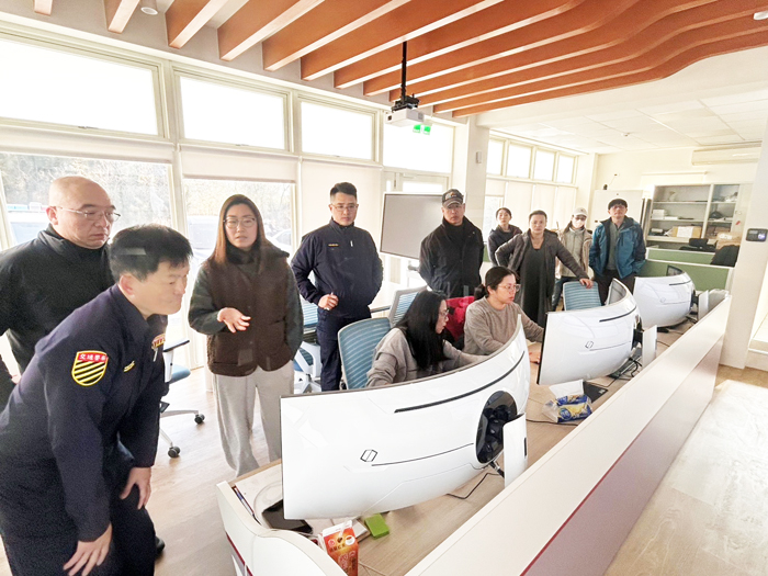 因應農曆春節連續假期返鄉及旅遊車潮，縣警局金城分局邀相關單位實地會勘，並提前規劃春節交通疏導改善措施。（金城分局提供）