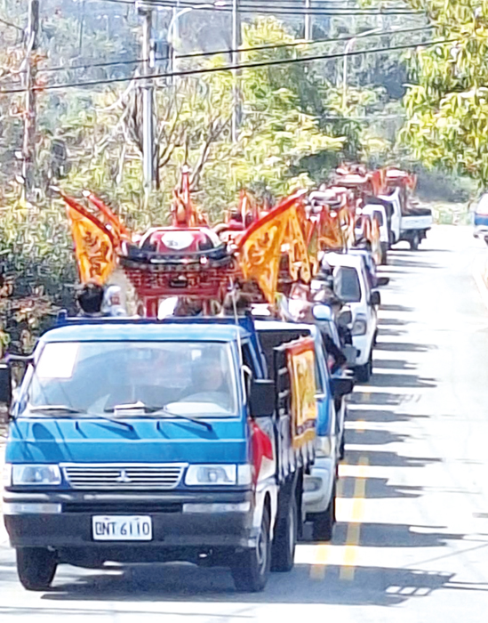 遶境巡安。（蔡麗玉攝）