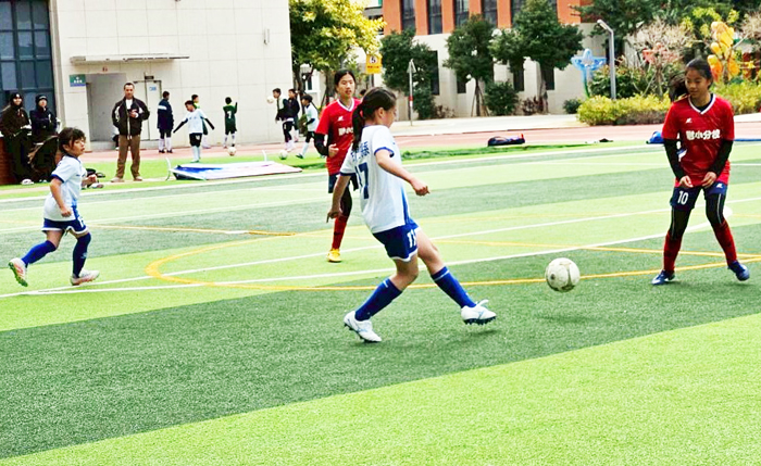 何浦國小足球隊受邀赴泉州參加2026啟夢足球文化節足球交流賽。
（何浦國小提供）