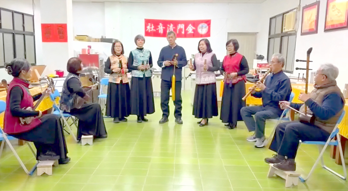 為讓更多民眾親近並認識流傳千年的南管音樂藝術，金門清音社規劃舉辦一系列社區巡演活動。（民眾提供）