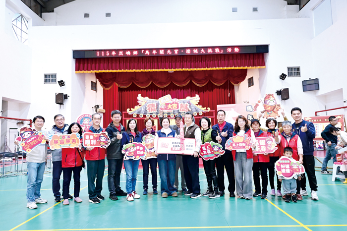 馬年鬧元宵，燈謎大挑戰。（烈嶼鄉公所提供）