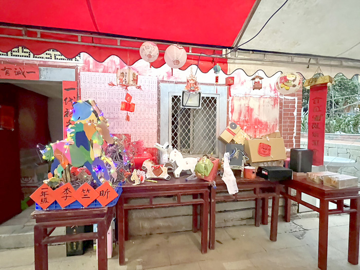 花燈比賽作品。（蔡厝民享社區發展協會提供）