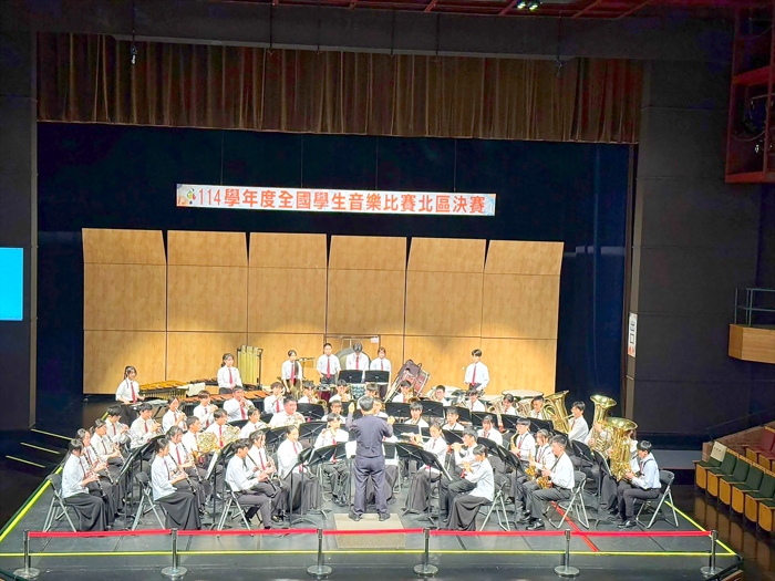 金門高中管樂團在今年全國學生音樂比賽，奪下特優殊榮。（金門高中提供）