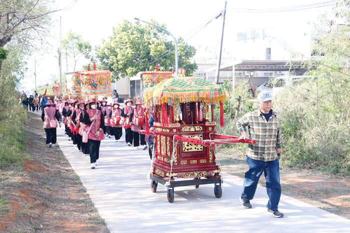 湖下雙忠廟做醮巡安。（雙忠廟管委會提供）
