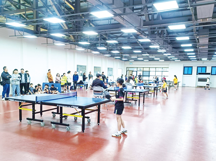 金門桌委會舉辦十一、十三歲桌球選手代表選拔，尋找好手為金門爭光。（金門桌委會提供）