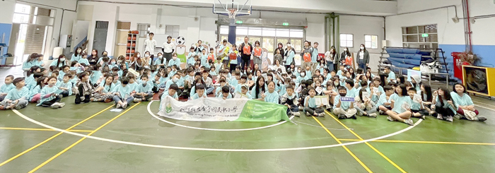 金寧中小學國小部辦理「兒童節慶典─未來公民領航日」。（金寧中小學提供）