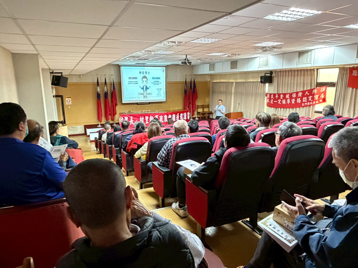 縣府於金寧辦理疏散撤離通報講習訓練。（民政處提供）