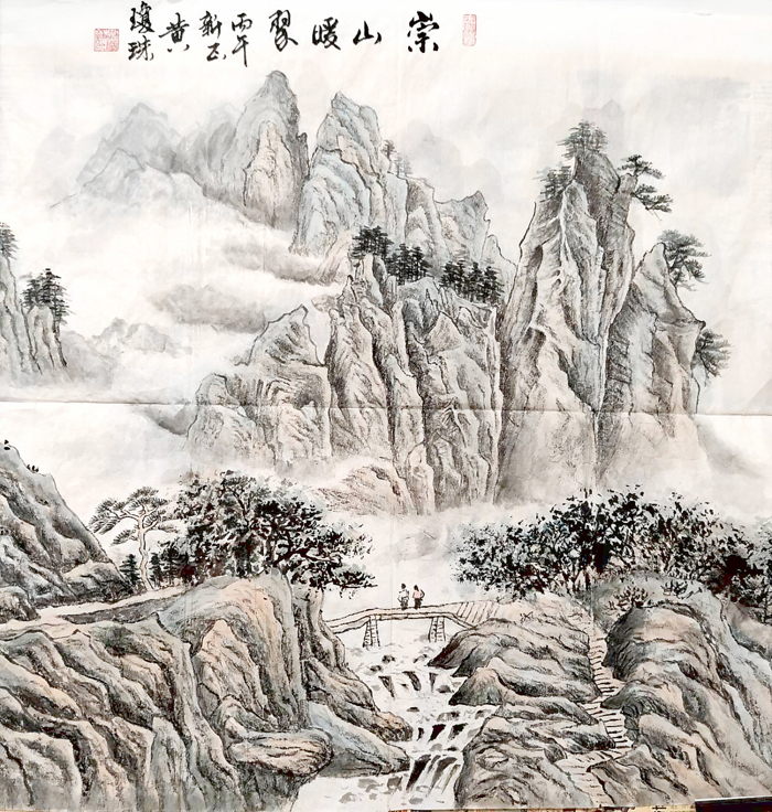 水墨娛心─2026金門縣水墨畫協會會員展。
（文化局提供）