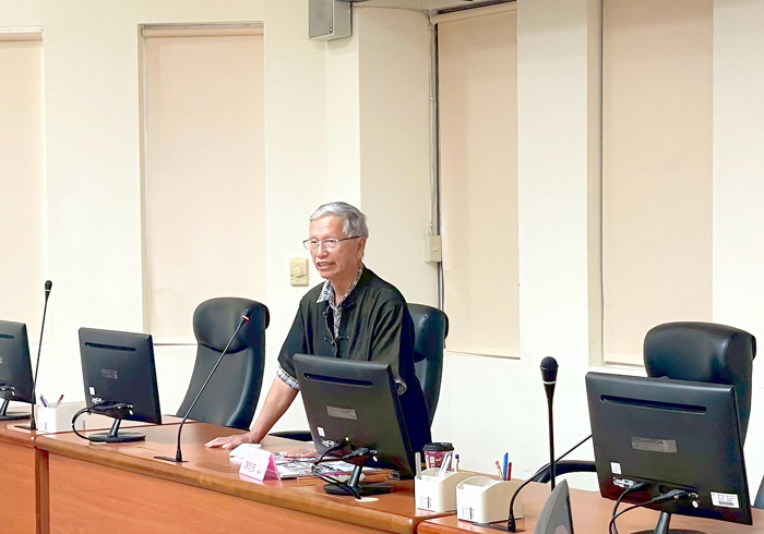 董事會由董事長陳龍安主持。
（胡璉文化藝術基金會提供）