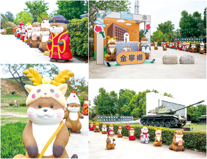 「水獺阿特快閃計畫」第二站來到金寧鄉。（翻攝樂遊金門臉書）