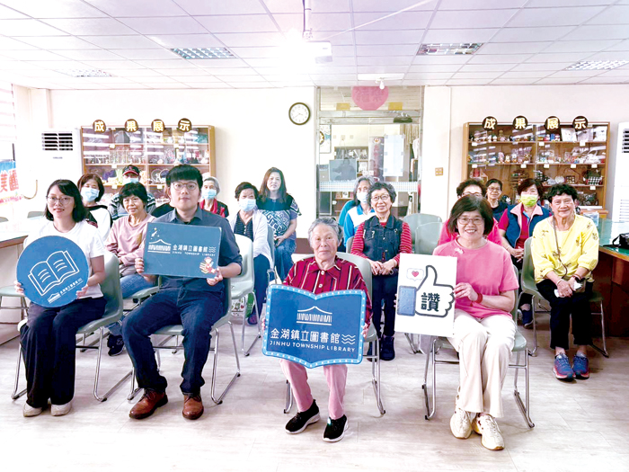 張博超醫師應邀分享三高預防。
（金湖鎮公所提供）