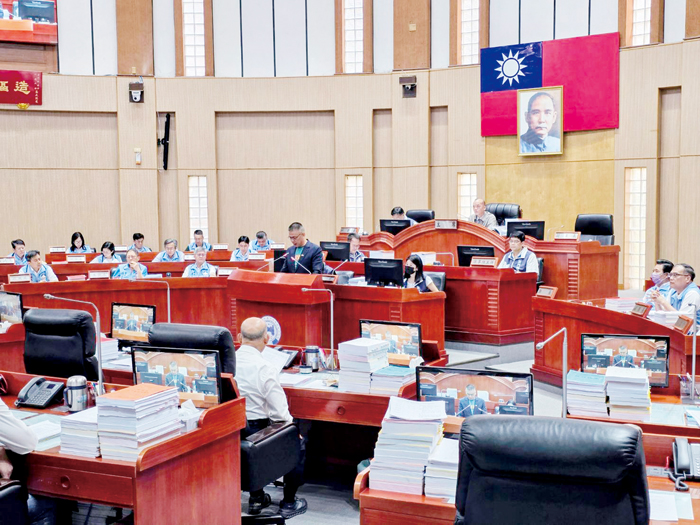 聯席審查會議。（許峻魁攝）