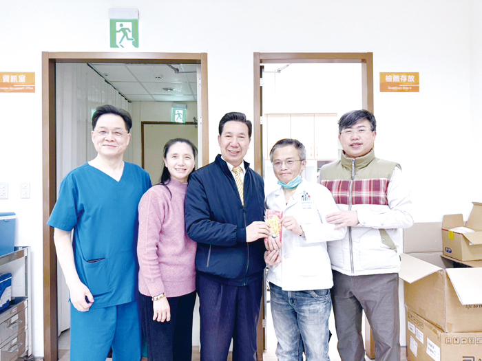 縣長陳福海十分重視金門的醫療品質。（縣府提供）