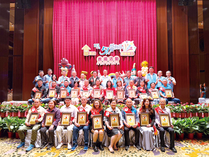 金門縣模範勞工表揚活動。（呂肇中攝）