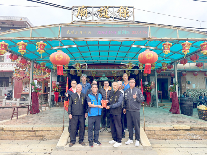 瓊林保護廟辦保生大帝聖誕慶典。
（金湖鎮公所提供）