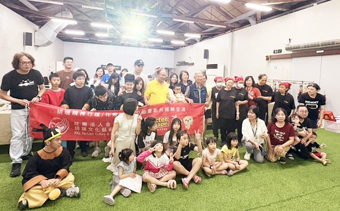 《花帔阿獺》南台巡演起跑，以動畫串聯金門文化與校園教育。
（胡璉基金會提供）