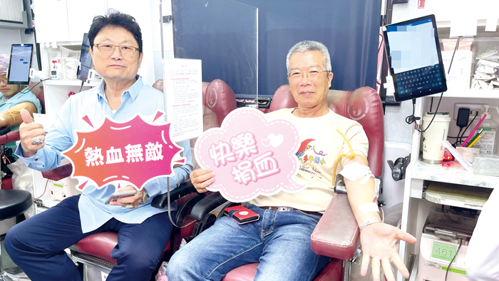 2026「袋袋熱血·守護金門」巡迴捐血活動首場在金沙鎮，吸引不少熱心民眾到場參與。（陳麗妤攝）