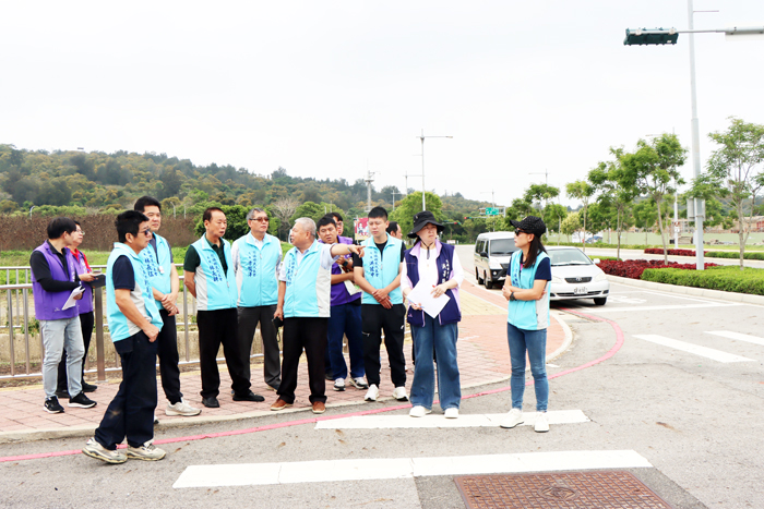 民代實地了解基層建設。（烈嶼鄉代會提供）